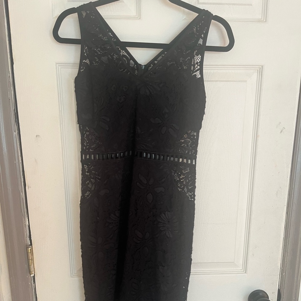 Black Lace Top by Haute Nites